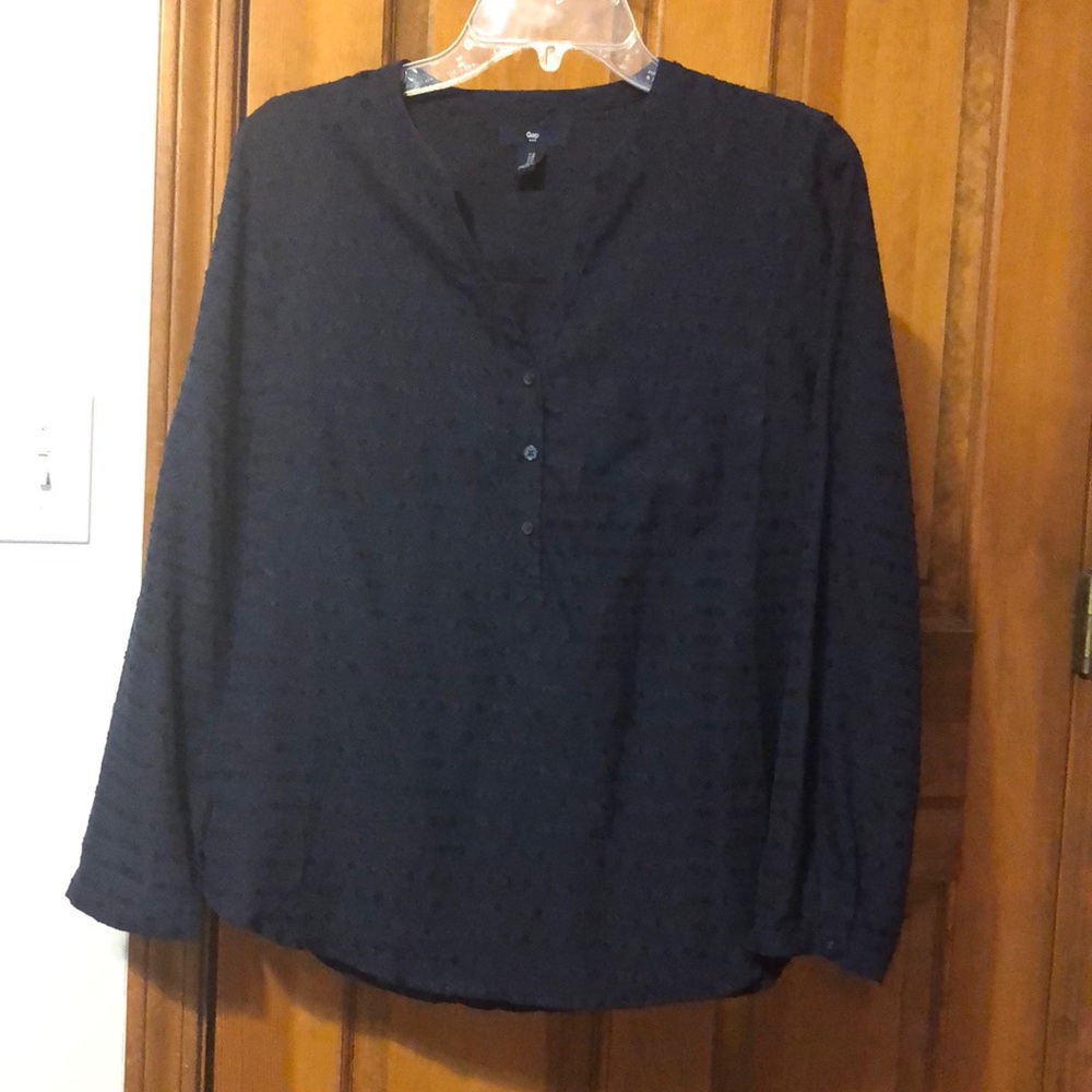 Dark blue blouse